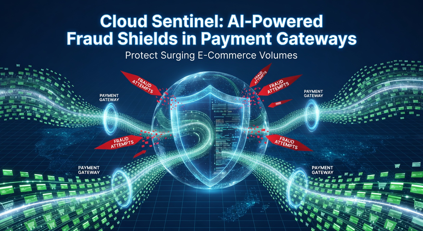 Graph showing declining fraud rates and rising transaction volumes under AI protection in payment gateways