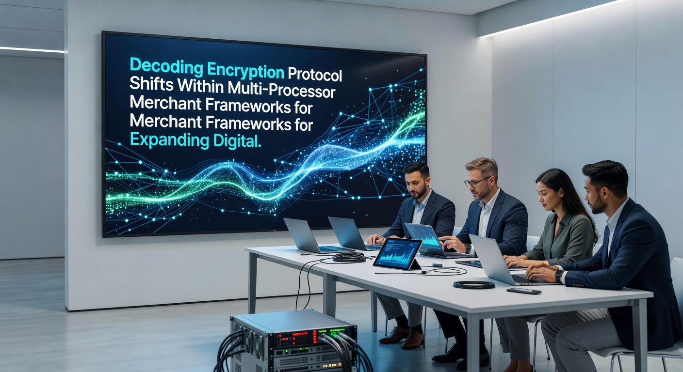 Encryption protocol coordination across processors in merchant settlement frameworks